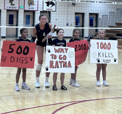 2000 Assists, 1000 Kills, 500 Digs Milestone